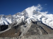 Nuptse wall with Everest and Lhotse behind