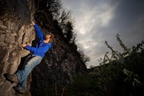 Bouldering in the Avon Gorge on Christmas Eve (before the pub!)