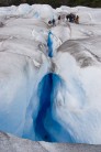 Crevasse on the Perito Moreno Glacier, Argentina
