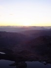 View from Crib Goch at sun rise