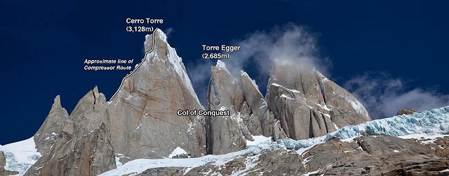 Cerro Torre and Torre Egger, Patagonia  © Jon Griffith / Alpine Exposures