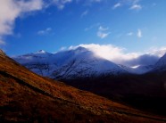 The Bidean massif, Glencoe, from the slopes of The PAP.