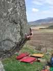 Dave Macleod of the FA of Strongbow, Laggan Boulders