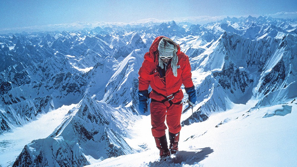 from Fifty Years In The Mountains - Andy Parkin Broad Peak 1983 credit Al Rouse  © for promo use only for Sheffield Adventure Film Festival