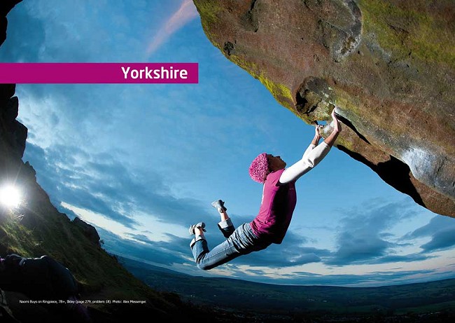 Naomi Buys on Ringpiece 7B+, Ilkley  © Alex Messenger (from Boulder Britain)