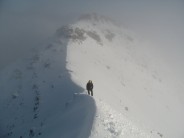 on the way to Liathach Summit