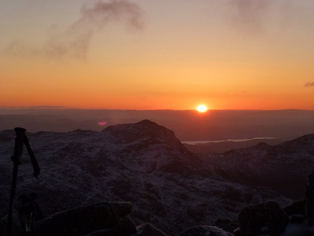 Sunrise on Scafell Pike  © uberdude