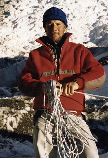 Jerzy Kukuczka in base camp on the Annapurna winter expedition.  © Individual Photographers/Vertebrate Publishing