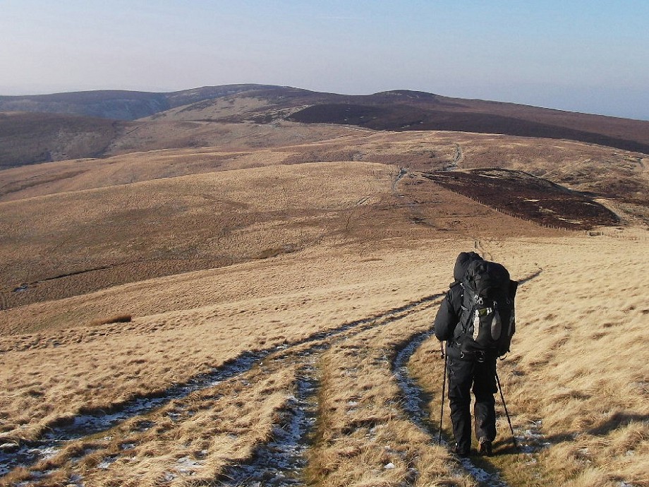 Backpacking in the Cheviot Hills in February  © Mike Knipe