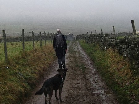 Wet winter walking in the North Pennines  © Mike Knipe