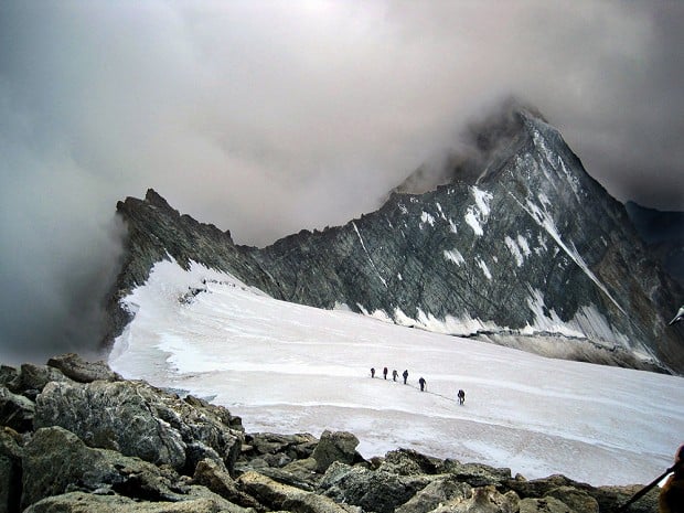 Mont Blanc de Cheilon, Arolla, Switzerland.  © Amy Stevens (with permission)