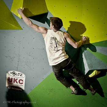 Dave Barrans came 2nd in 2011. Can he go one better in 2012?  © The Climbing Works