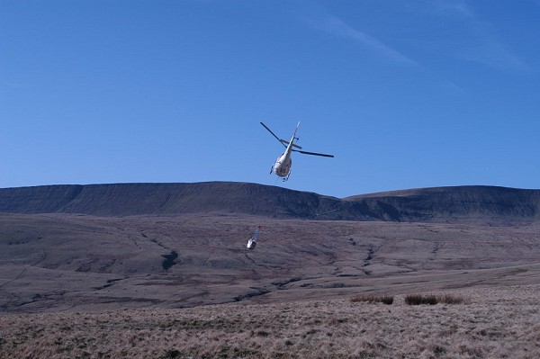 Airlift in the Brecon Beacons  © Brecon Beacons National Park