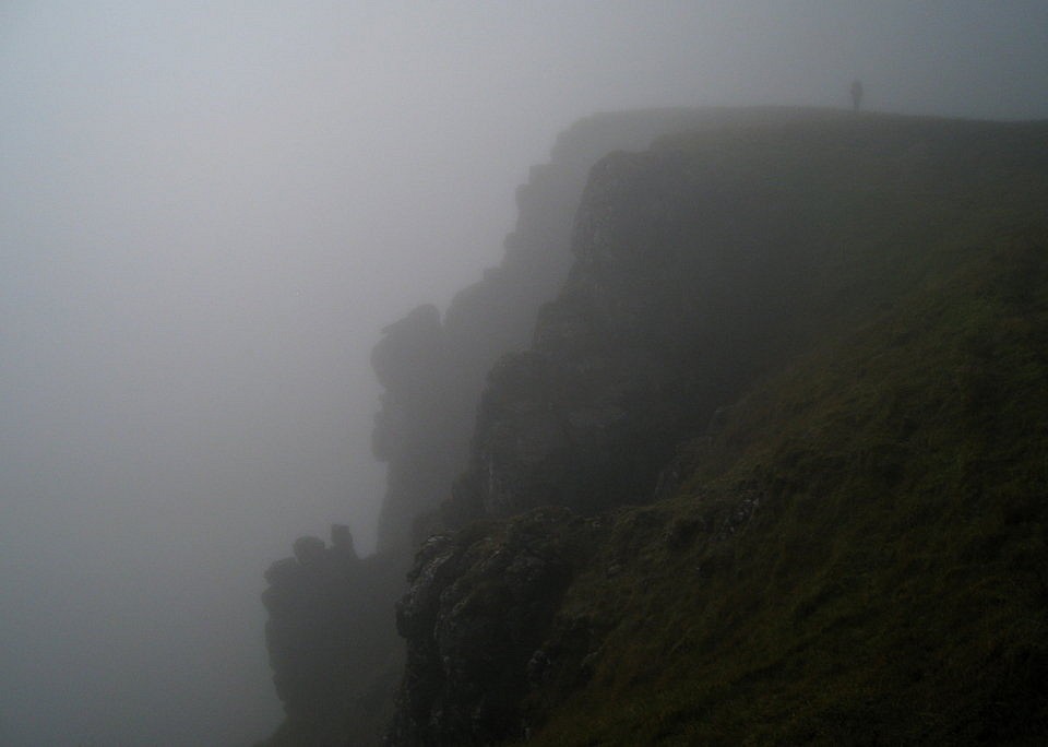 Trotternish Ridge - a long way to go for no views  © Dan Bailey
