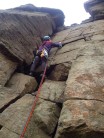 Me setting off on Physiology - Lovely climb :)