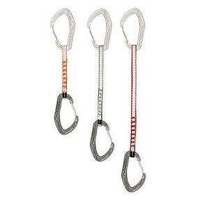 The DMM Alpha Trad Quickdraw: available with 11mm Dyneema sling in 12cm, 18cm or 25cm lengths.  © DMM
