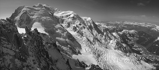 Mont Blanc from Aiguille du Midi  © Mark Collins