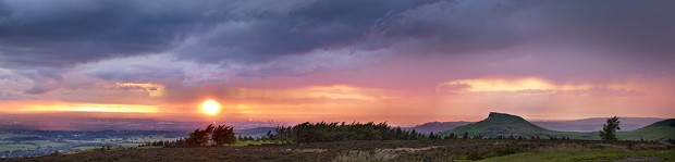 Rainstorm at Sunset, Roseberry Topping  © Joe Cornish