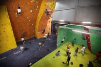 The Comp Wall & The Oven (bouldering wall)