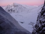 Sunset looking at Pen yr Ole Wen from Ogwen