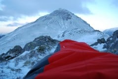 Winter bivy on the Buttermere fells