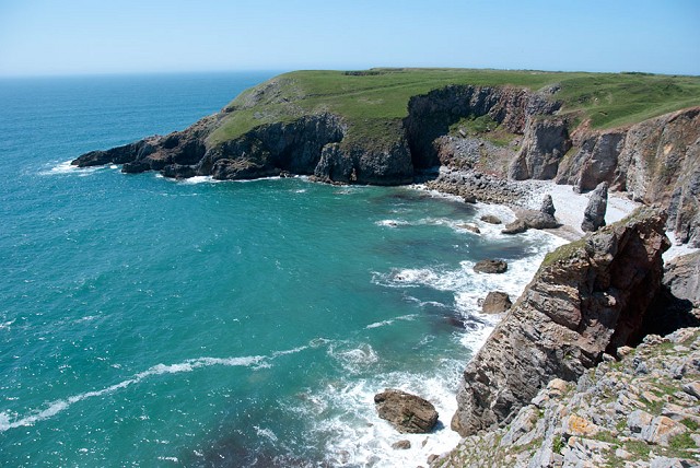 Pembrokeshire coast - one of the highlights of the new Wales Coast Path photo: Alan James  © Alan James