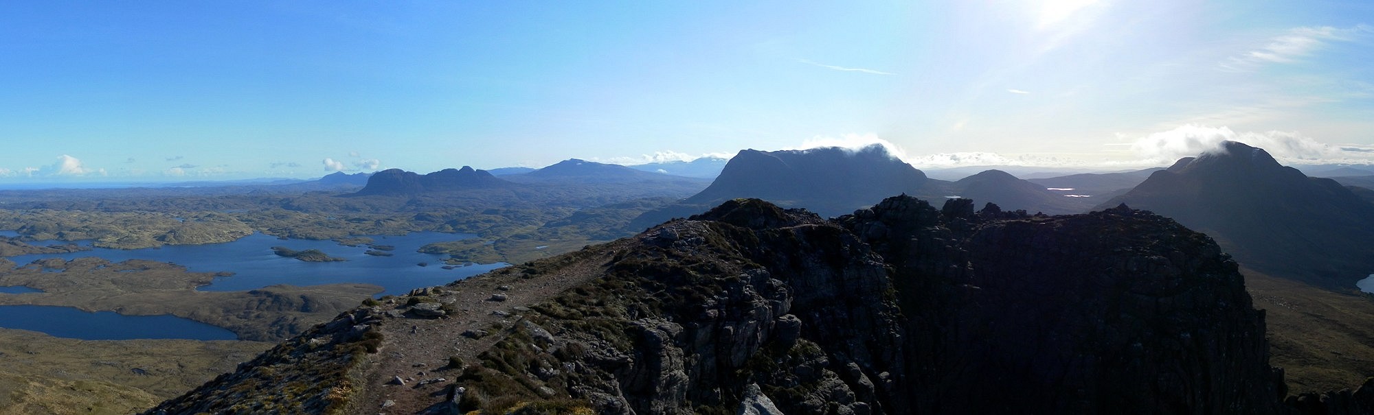 The Assysnt Hills from Stac Pollaidh  © amswanston