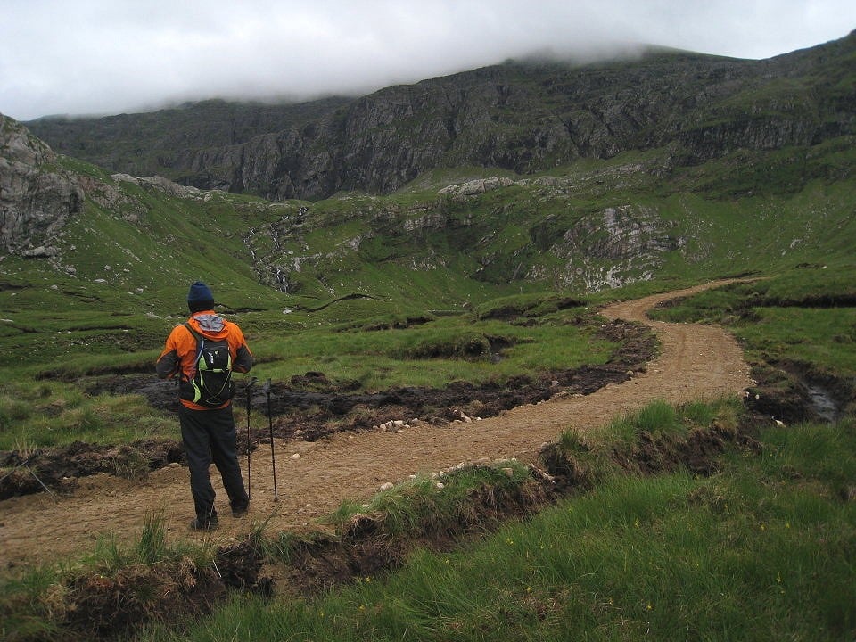 A new track near Foinaven - prime wild land now made slightly less wild  © Dan Bailey