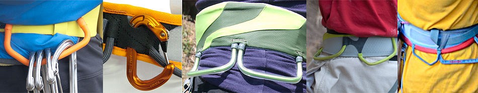 Lightweight harnesses - gear loops  © UKC Gear