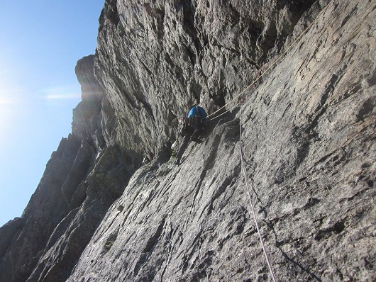 Martin Haworth on pitch 2 of Gob.  © Andrew Sloan