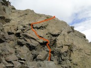 Traverse Climbing Route