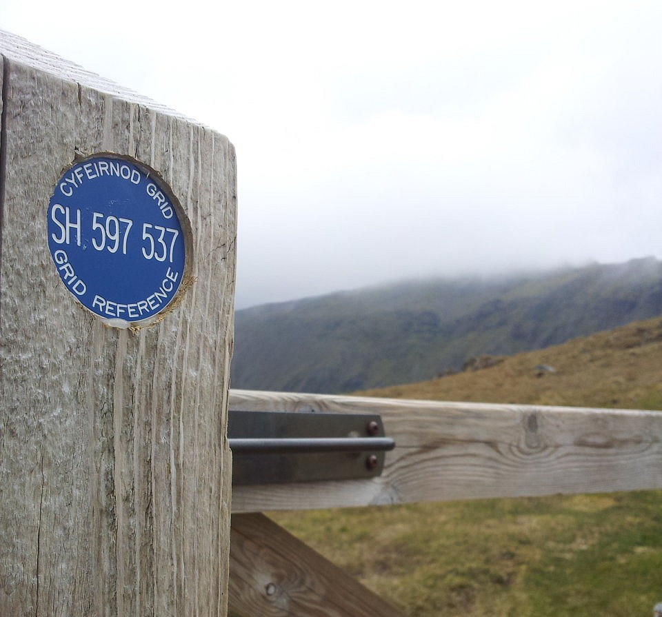 One of the new discs in-situ  © Snowdonia National Park Authority
