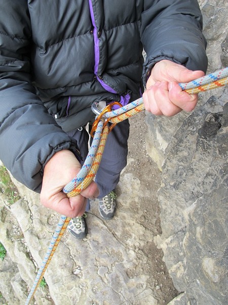 Petzl Reverso 4 Double Rope Belaying  © Neil Foster