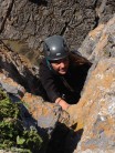 First 'proper' lead climb; Saddle Head