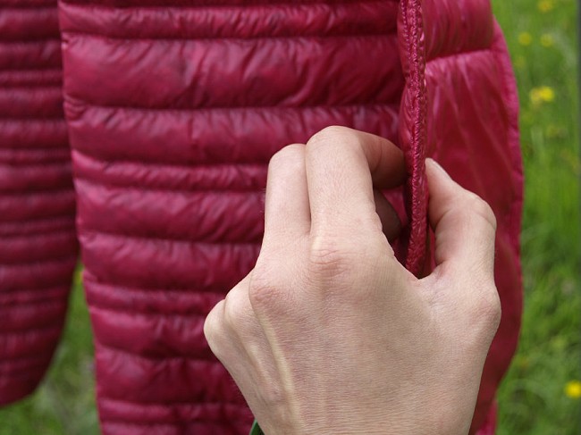 Thickness of Patagonia Ultralight Down Jacket  © Sarah Stirling