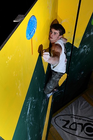 Dave Barrans climbing to first place in the BBCs 2012  © Keith Sharples