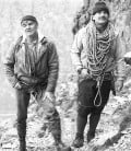 Jed,on the right, who died on Stob Coire Nan Lochan on 30/3/02.