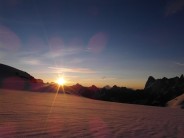 Morning Glory on Glacier Du Geant