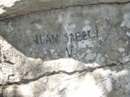 Las Cavadas - Climb Names on Rock