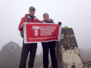 Making it to the summit for Teenage Cancer Trust - Nevis Challenge 2012