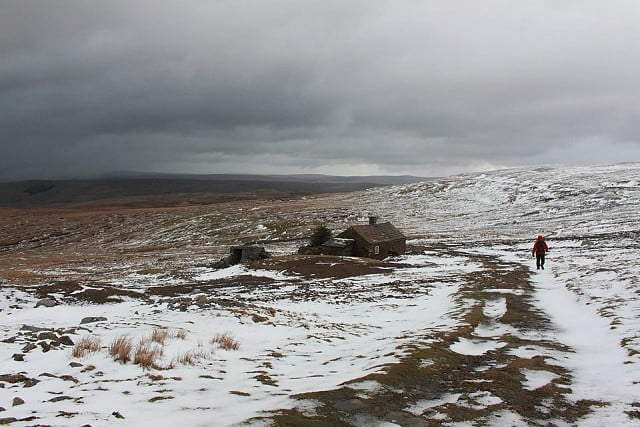 Greg's Hut - a rare English bothy, and probably one of the UK's highest  © Dan Bailey