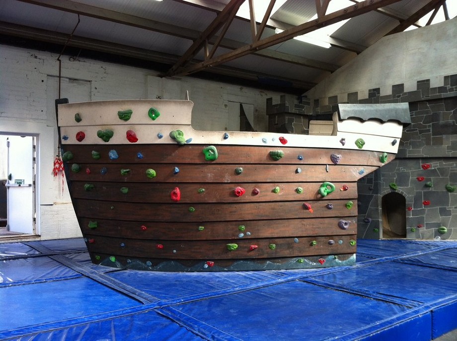 Manchester based SFX company will be transforming the pirate ship into something quite different  © Climbing Hangar