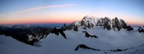 Massif du Mont Blanc from Dent du Geant