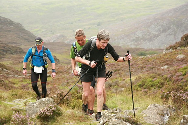 The evergreen Wendy Dodds who at 61 was the oldest competitor to complete the Dragon's Back Race (Day Two)   © Rob Howard