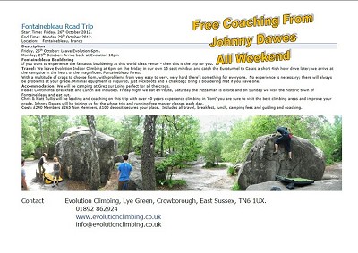 Premier Post: Johnny Dawes Fontainebleau Road Trip   © Evolution Climbing