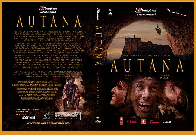 Autana DVD cover.  © Alastair Lee/posingproductions.com