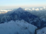 Everest's Shadow between the South Summit and Hillary Step