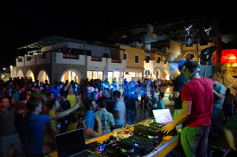 The closing party at The North Face Climbing festival 2012  © Paul Phillips