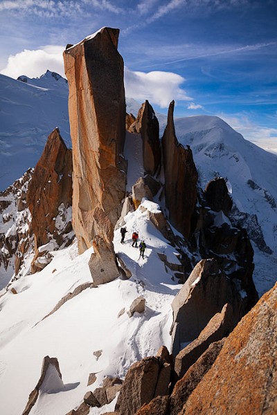 A lot of photos of Arête des Cosmiques in here but I still like this one. Chamonix, France.   © Ulrik Hasemann