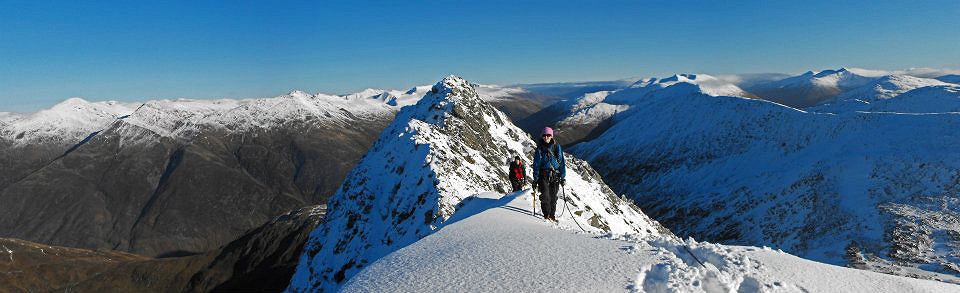 On the Forcan Ridge with Bazand Dunc  © WCC